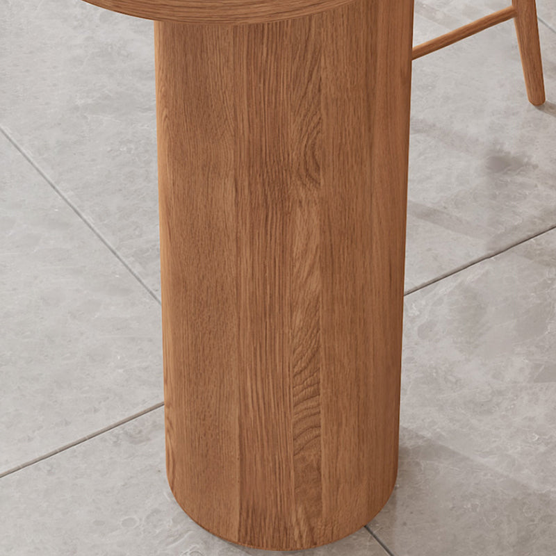 Specialty Pine Wood Top Bar Table Matte Finish Contemporary Pub Table Clearhalo 'Bar Furniture' 'Bar Tables' 'bar_tables' 'furn' 'furn_bar_tables' 'Furniture' 'Kitchen & Dining Furniture' 5756567