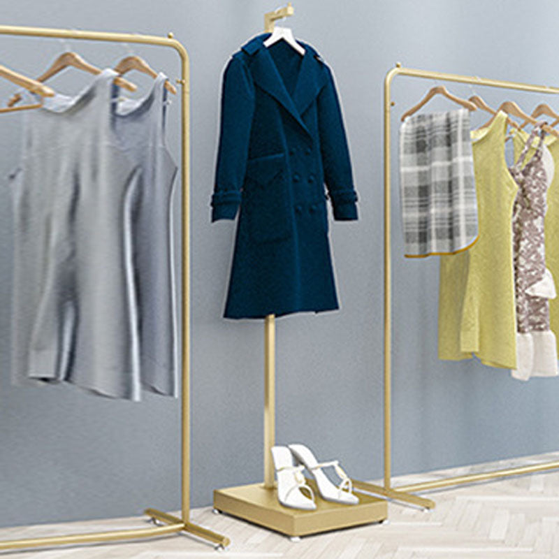 Contemporary Coat Rack Free Standing Metal Hall Stand Living Room Clearhalo 'Entry & Mudroom Furniture' 'furn' 'furn_hall_tree_coat_racks' 'Furniture' 'Hall Trees & Coat Racks' 'hall_tree_coat_racks' 5757038