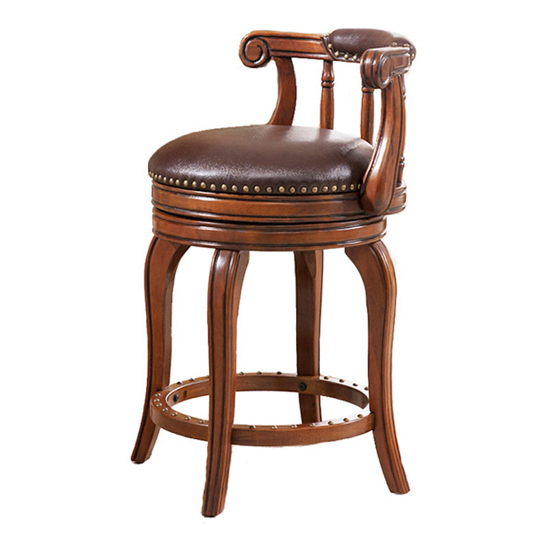 Juego de mesa de Pub moderno de madera maciza de 1/3 piezas, mesa de mostrador redonda para comedor