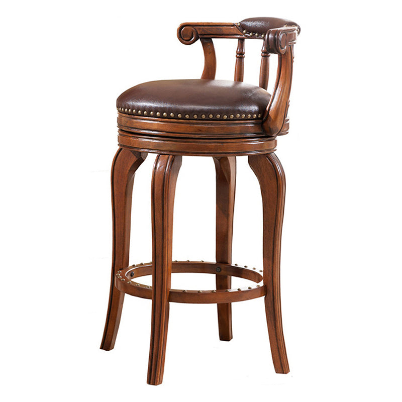 Juego de mesa de Pub moderno de madera maciza de 1/3 piezas, mesa de mostrador redonda para comedor