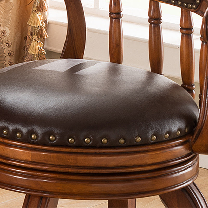 Juego de mesa de Pub moderno de madera maciza de 1/3 piezas, mesa de mostrador redonda para comedor