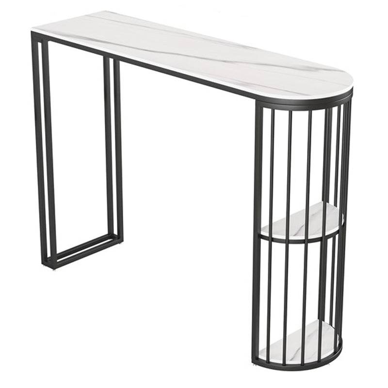 Juego de mesa de bar de forma irregular de lujo, juego de mesa de mostrador de piedra sinterizada de 1/2/3 piezas