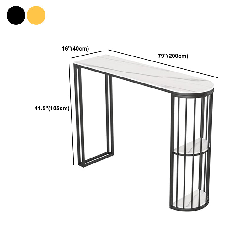 Juego de mesa de bar de forma irregular de lujo, juego de mesa de mostrador de piedra sinterizada de 1/2/3 piezas