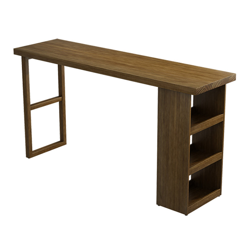 Juego rectangular moderno de 1/2/3 piezas, mesa de bar y taburetes de madera maciza