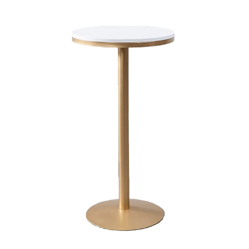 Glam Juego de mesa de bar de piedra sinterizada de 1/2/3/5 piezas Juego de mostrador redondo para uso doméstico