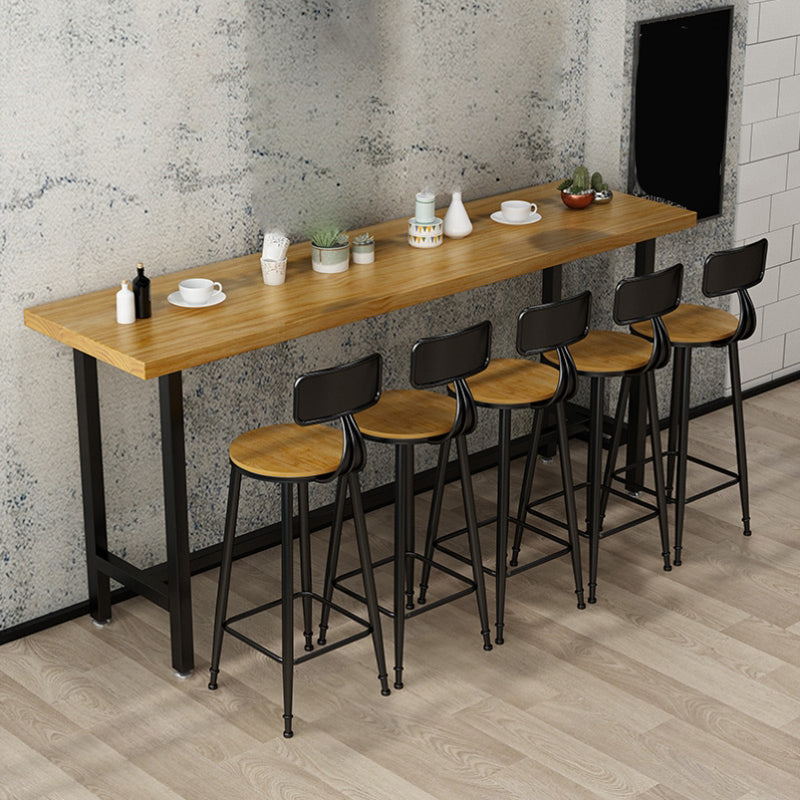 1/2/6/7/9/11 Pièces Table et tabouret Rectangle Glam Glam Wood Counter High