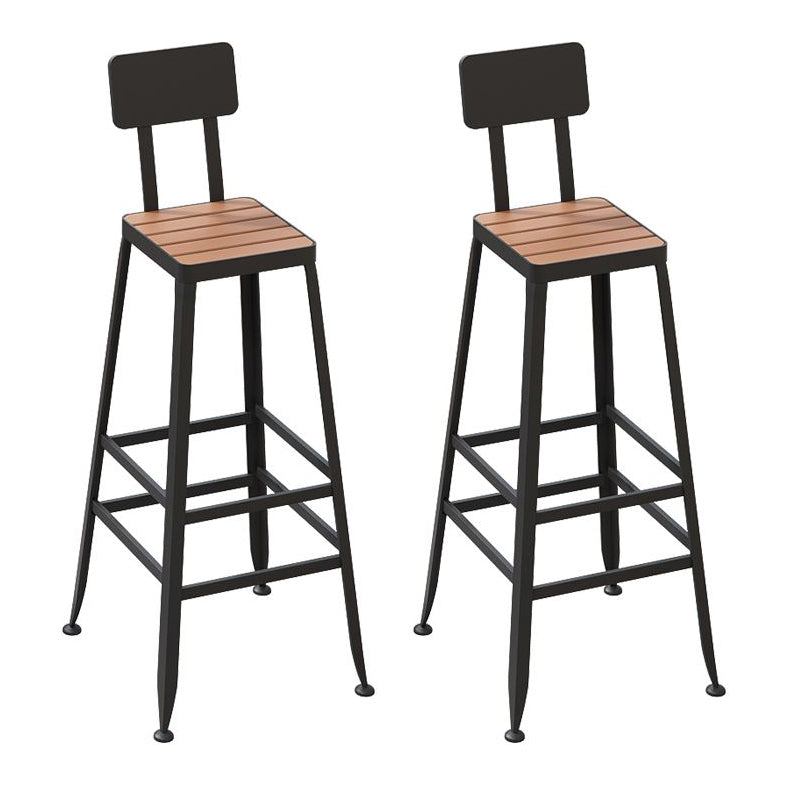 Ensemble de Table de Bar moderne, 1/2/5 pièces, Table de comptoir rectangulaire en bois avec tabourets pour balcon