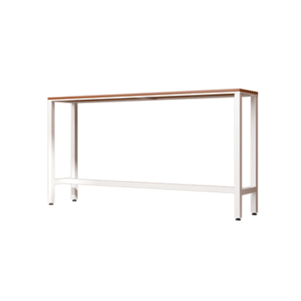 Ensemble de Table de Bar moderne, 1/2/5 pièces, Table de comptoir rectangulaire en bois avec tabourets pour balcon