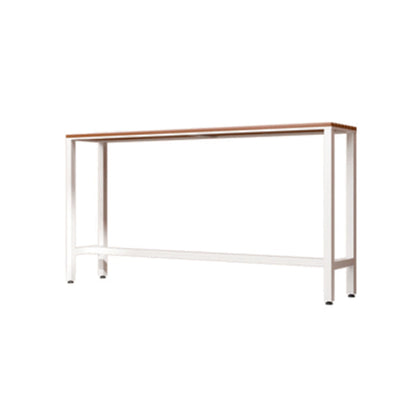 Ensemble de Table de Bar moderne, 1/2/5 pièces, Table de comptoir rectangulaire en bois avec tabourets pour balcon