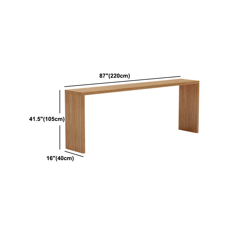 Set tavolo da bar Glam Tavolo da bancone rettangolare in legno da 1/5/9 pezzi per cucina