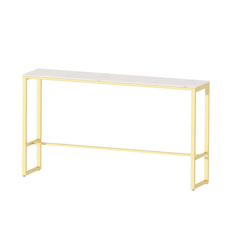 Lussuoso set da tavolo da pub rettangolare da 1/4/7 pezzi Set da banco con piano in pietra