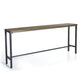 Industrial Bar Table Set 1/6/11 Pieces Rectangle Pine Wood Counter Table for Bar