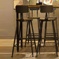 Industrial Bar Table Set 1/6/11 Pieces Rectangle Pine Wood Counter Table for Bar
