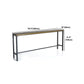 Industrial Bar Table Set 1/6/11 Pieces Rectangle Pine Wood Counter Table for Bar