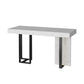 Indoor Modern Pub Dining Set 1/2/5 Pieces White Stone Top Bar Pub Table Set Black 78.7"L x 17.7"W Clearhalo 'Bar Furniture' 'furn' 'furn_home_bar_bar_sets' 'Furniture' 'Home Bars & Bar Sets' 'home_bar_bar_sets' 'Kitchen & Dining Furniture' 5758741