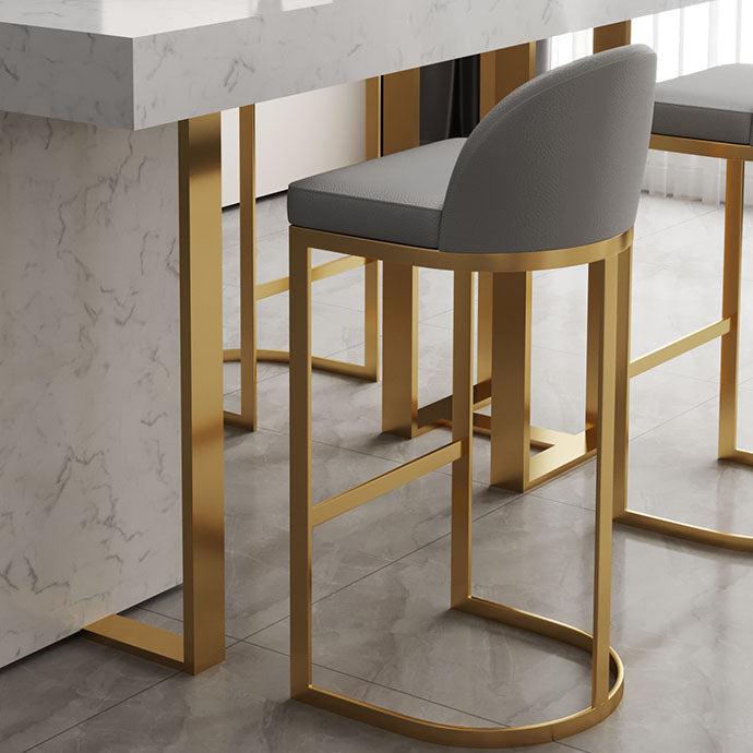 Indoor Modern Pub Dining Set 1/2/5 Pieces White Stone Top Bar Pub Table Set Clearhalo 'Bar Furniture' 'furn' 'furn_home_bar_bar_sets' 'Furniture' 'Home Bars & Bar Sets' 'home_bar_bar_sets' 'Kitchen & Dining Furniture' 5758745