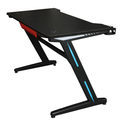 Destina di gioco moderni da 23 "Black rettangolare in legno rettangolare da ufficio