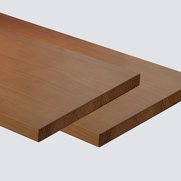 Tavolo da laptop rettangolare rettangolare da scrivania in legno massiccio contemporaneo