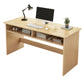 Contemporary Home Credenza Desk Rectangular Wooden Writing Desk 39"L x 20"W x 30"H Wood Clearhalo 'furn' 'furn_office_desk' 'Furniture' 'Office Desks' 'Office Furniture' 'office_desk' 5759473