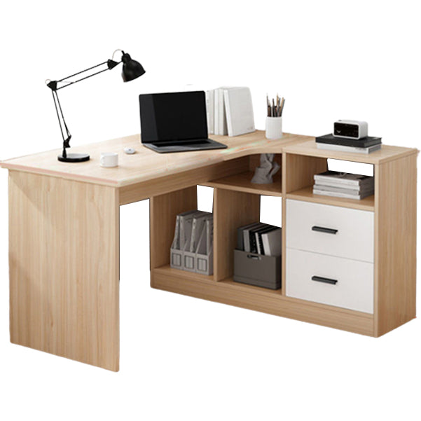 Contemporary Home Credenza Desk Rectangular Wooden Writing Desk 39.4"L x 19.7"W x 29.5"H Wood Clearhalo 'furn' 'furn_office_desk' 'Furniture' 'Office Desks' 'Office Furniture' 'office_desk' 5759474