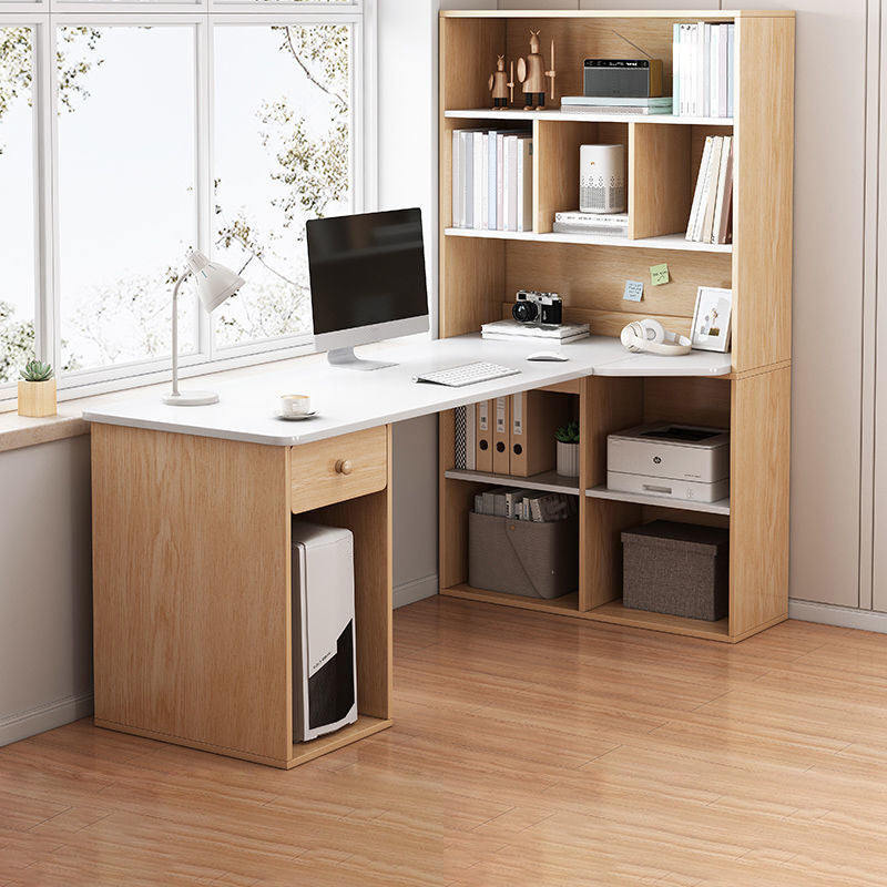 Contemporary Home Credenza Desk Rectangular Wooden Writing Desk Clearhalo 'furn' 'furn_office_desk' 'Furniture' 'Office Desks' 'Office Furniture' 'office_desk' 5759484