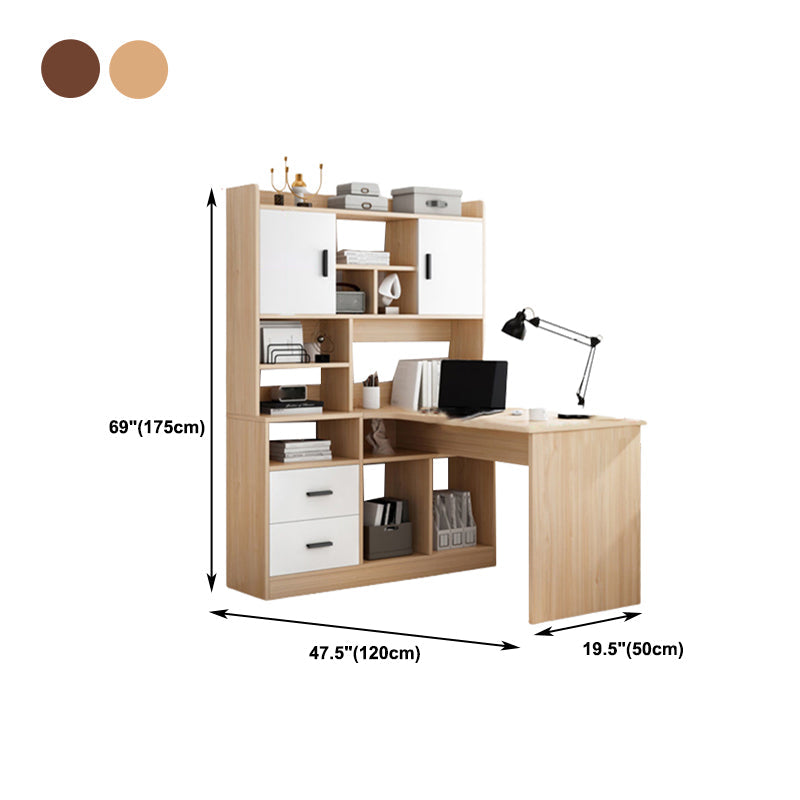 Contemporary Home Credenza Desk Rectangular Wooden Writing Desk Clearhalo 'furn' 'furn_office_desk' 'Furniture' 'Office Desks' 'Office Furniture' 'office_desk' 5759539