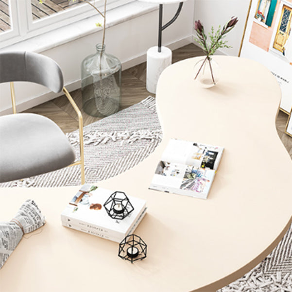 Legno massiccio di scrittura di scrittura a forma non convenzionale per ufficio