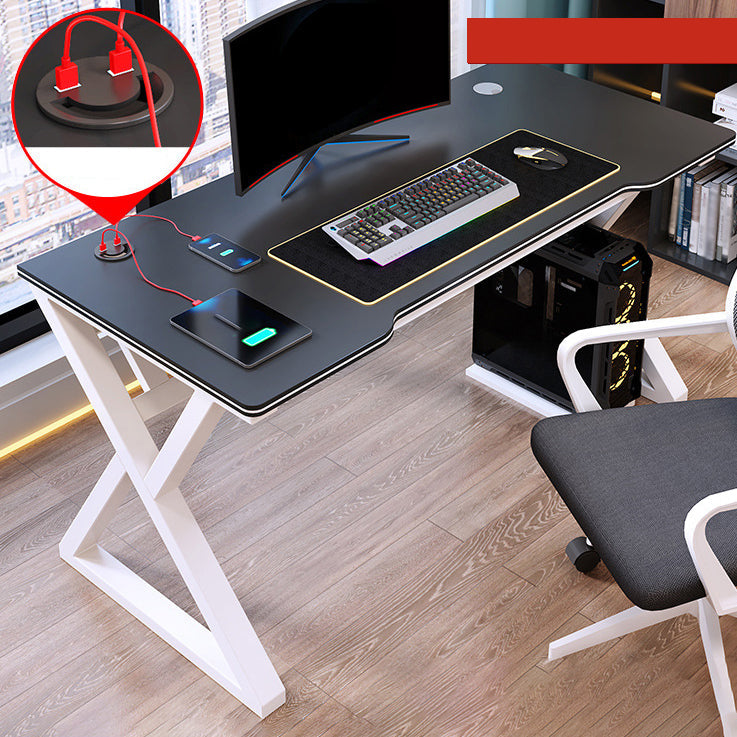 Escritorio moderno de juego de 23 pulgadas de ancho escritorio de madera rectangular de la oficina