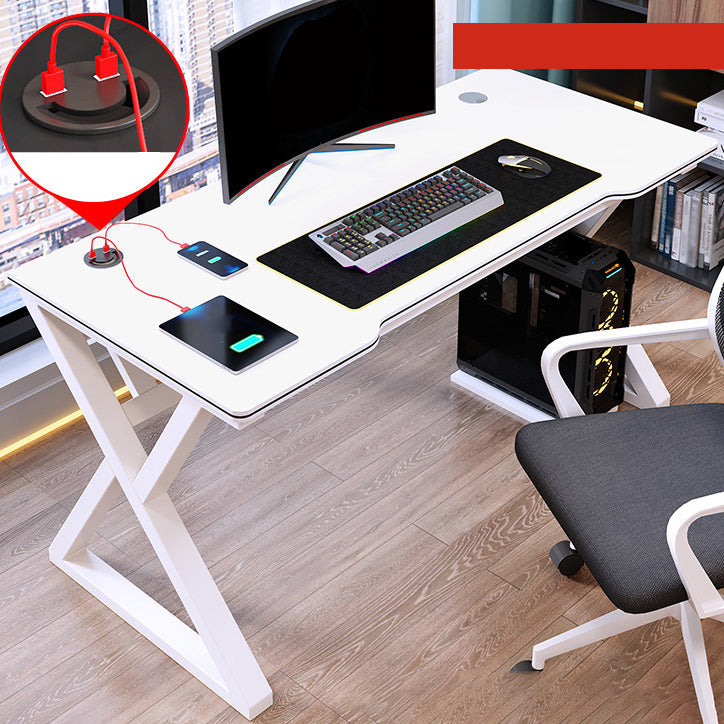 Escritorio moderno de juego de 23 pulgadas de ancho escritorio de madera rectangular de la oficina