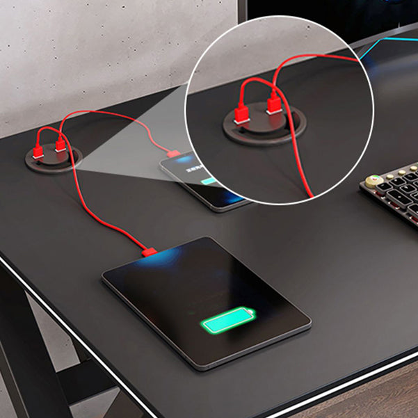 Escritorio moderno de juego de 23 pulgadas de ancho escritorio de madera rectangular de la oficina