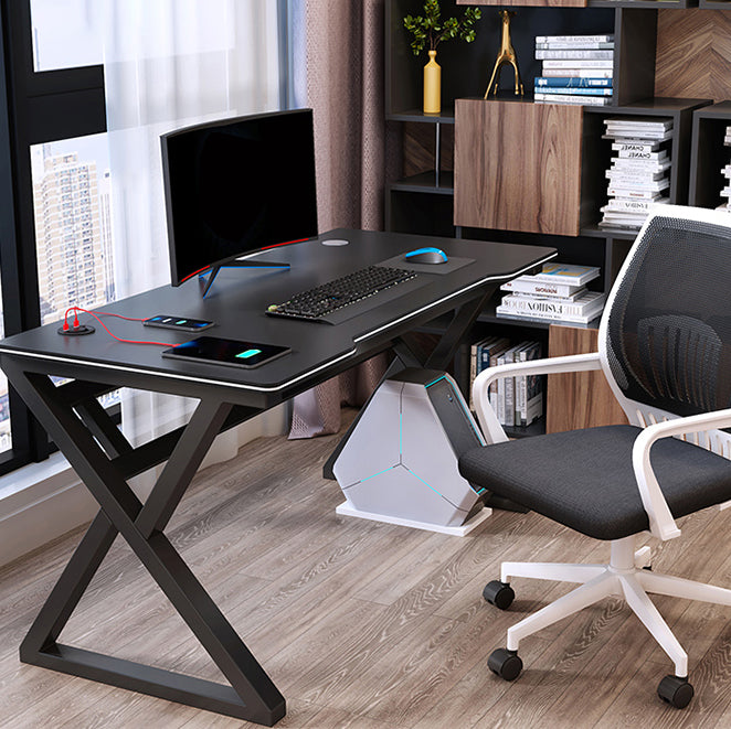 Escritorio moderno de juego de 23 pulgadas de ancho escritorio de madera rectangular de la oficina