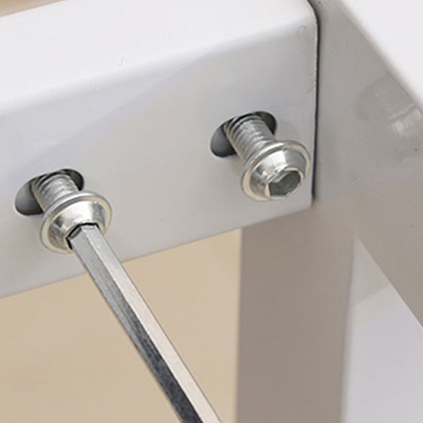 29,5 "H Desk da gioco contemporaneo di gestione del vetro di gestione del computer scrivania per computer