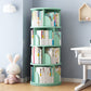 Runde Rotatable Bücherregal Holz geschlossener Speicherbuch für Home Office, 16 " / 18" W.