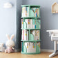 Runde Rotatable Bücherregal Holz geschlossener Speicherbuch für Home Office, 16 " / 18" W.