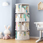 Runde Rotatable Bücherregal Holz geschlossener Speicherbuch für Home Office, 16 " / 18" W.