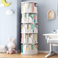 Runde Rotatable Bücherregal Holz geschlossener Speicherbuch für Home Office, 16 " / 18" W.