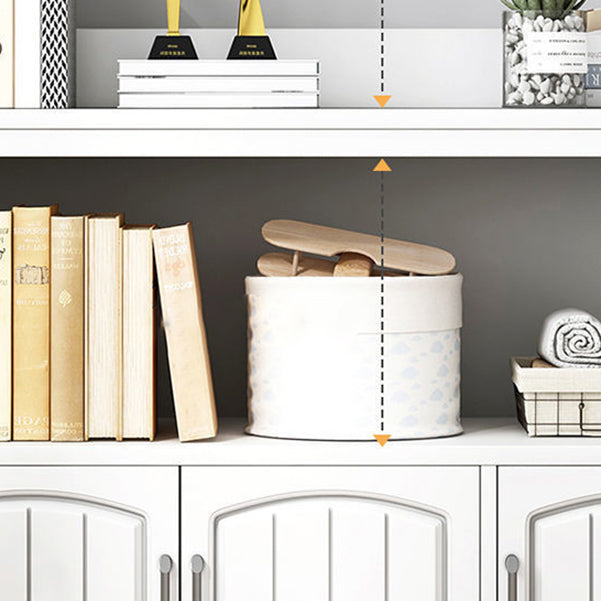 Modern Metal Book Shelf Home Open Back Bookcase with Shelves Clearhalo 'Bookcases' 'furn' 'furn_bookcases' 'Furniture' 'Office Furniture' 5759778