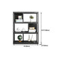 Modern Metal Book Shelf Home Open Back Bookcase with Shelves Clearhalo 'Bookcases' 'furn' 'furn_bookcases' 'Furniture' 'Office Furniture' 5759829