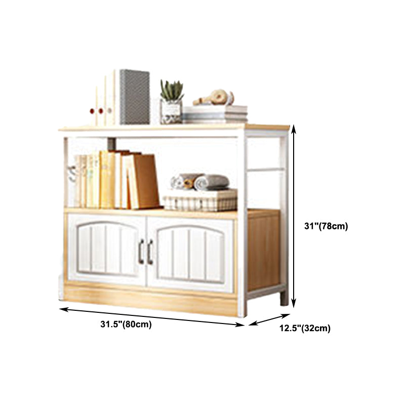 Modern Metal Book Shelf Home Open Back Bookcase with Shelves Clearhalo 'Bookcases' 'furn' 'furn_bookcases' 'Furniture' 'Office Furniture' 5759831