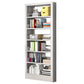 Urban Open Back Shelf Bookcase Standard Steel Bookshelf for Study Room Grey Clearhalo 'Bookcases' 'furn' 'furn_bookcases' 'Furniture' 'Office Furniture' 5759837