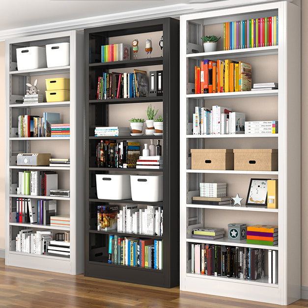 Urban Open Back Shelf Bookcase Standard Steel Bookshelf for Study Room Clearhalo 'Bookcases' 'furn' 'furn_bookcases' 'Furniture' 'Office Furniture' 5759839