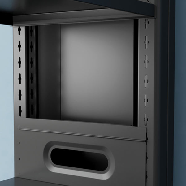 Urban Open Back Shelf Bookcase Standard Steel Bookshelf for Study Room Clearhalo 'Bookcases' 'furn' 'furn_bookcases' 'Furniture' 'Office Furniture' 5759846