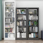 Urban Open Back Shelf Bookcase Standard Steel Bookshelf for Study Room Clearhalo 'Bookcases' 'furn' 'furn_bookcases' 'Furniture' 'Office Furniture' 5759853