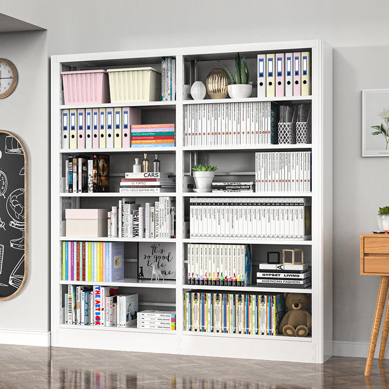 Urban Open Back Shelf Bookcase Standard Steel Bookshelf for Study Room Clearhalo 'Bookcases' 'furn' 'furn_bookcases' 'Furniture' 'Office Furniture' 5759854