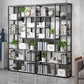 Contemporary 70.87" H Metal Shelf Open Bookcase for Living Room Clearhalo 'Bookcases' 'furn' 'furn_bookcases' 'Furniture' 'Office Furniture' 5759898