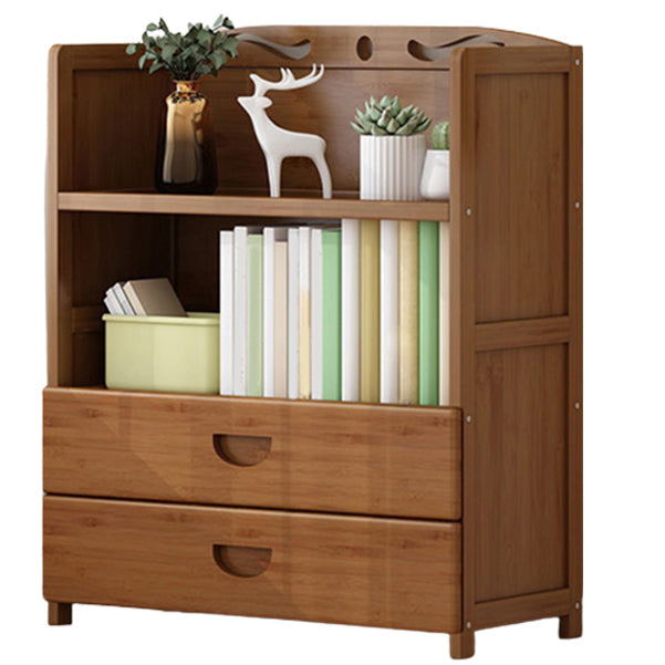 9.9" W Modern Bookcase Matte Finish Closed Back Bookshelf for Study Room 35"L x 10"W x 31"H Wood Clearhalo 'Bookcases' 'furn' 'furn_bookcases' 'Furniture' 'Office Furniture' 5759910