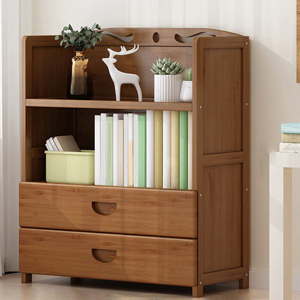 9.9" W Modern Bookcase Matte Finish Closed Back Bookshelf for Study Room Clearhalo 'Bookcases' 'furn' 'furn_bookcases' 'Furniture' 'Office Furniture' 5759913