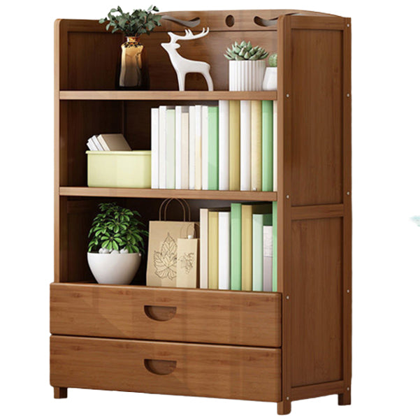 9.9" W Modern Bookcase Matte Finish Closed Back Bookshelf for Study Room 35"L x 10"W x 43"H Wood Clearhalo 'Bookcases' 'furn' 'furn_bookcases' 'Furniture' 'Office Furniture' 5759914