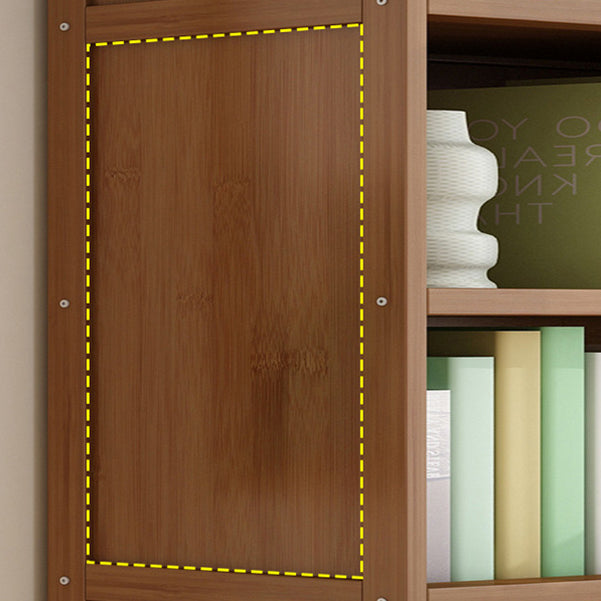 9.9" W Modern Bookcase Matte Finish Closed Back Bookshelf for Study Room Clearhalo 'Bookcases' 'furn' 'furn_bookcases' 'Furniture' 'Office Furniture' 5759925