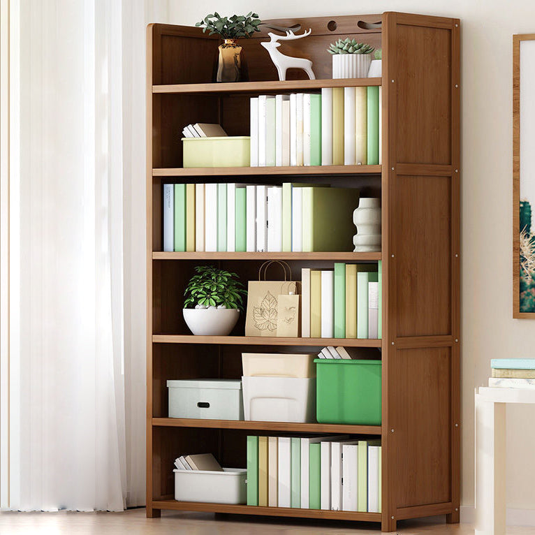 9.9" W Modern Bookcase Matte Finish Closed Back Bookshelf for Study Room Clearhalo 'Bookcases' 'furn' 'furn_bookcases' 'Furniture' 'Office Furniture' 5759928